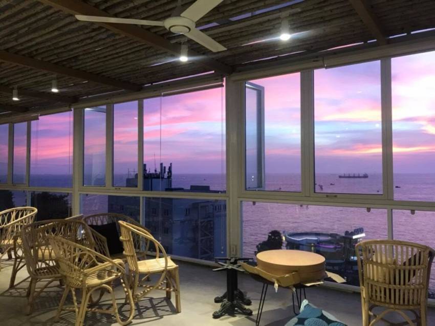 cafe vũng tàu view biển